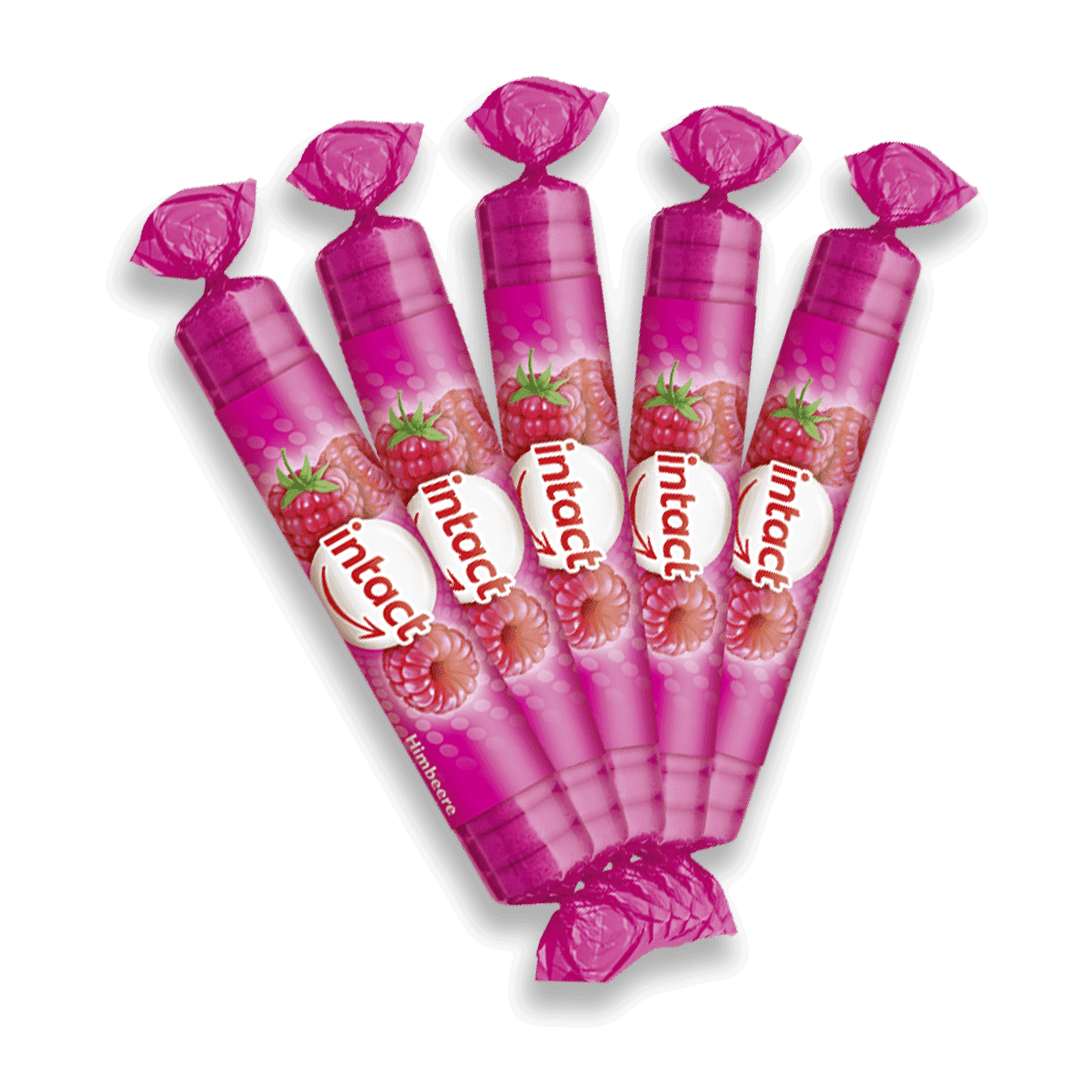 Dextroză Intact cu aromă de zmeură 40 g