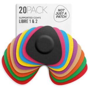 Plasturi senzori glicemie Not Just a Patch multicolor pentru Freestyle Libre