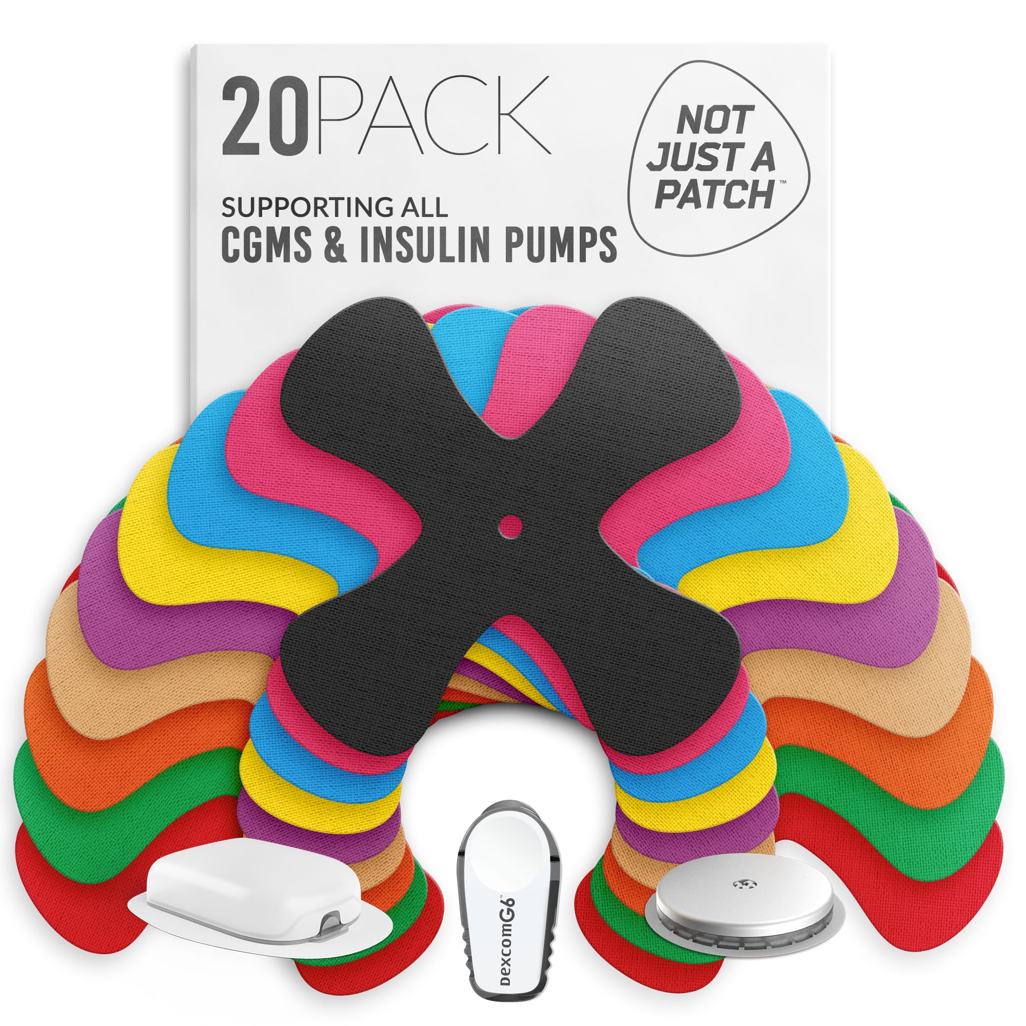 Plasturi Omnipod X-Patch în mai multe culori