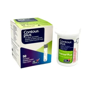 Bandelete glicemie Contour Plus x50 – cutie si flacon