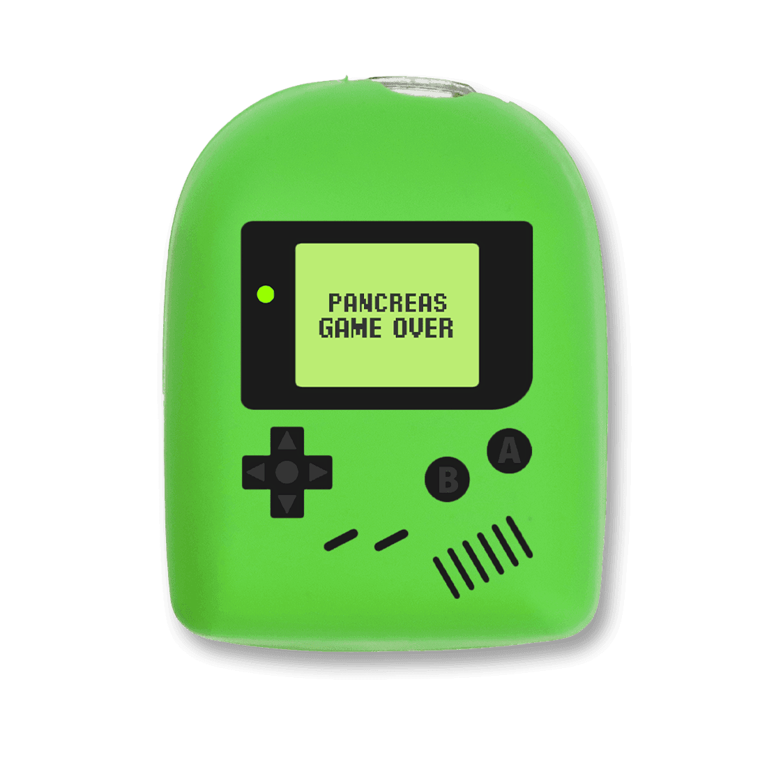 Husă Omnipod Game Over verde