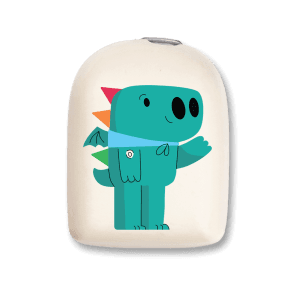Husă Omnipod HeyGluco alb-bej