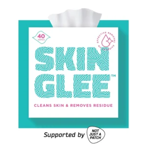 Skin Glee Not Just a Patch pentru curatarea pielii si indepartarea adezivului senzorilor glicemie