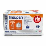 Ace pentru pen insulină PiC Insupen Advanced 33G × 4 mm – 100 buc