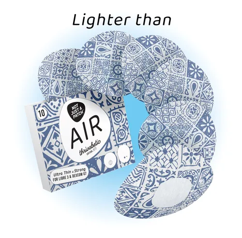 Plasturi Dexcom G7 AIR și Libre 3 Mediterranean Blue Not Just a Patch