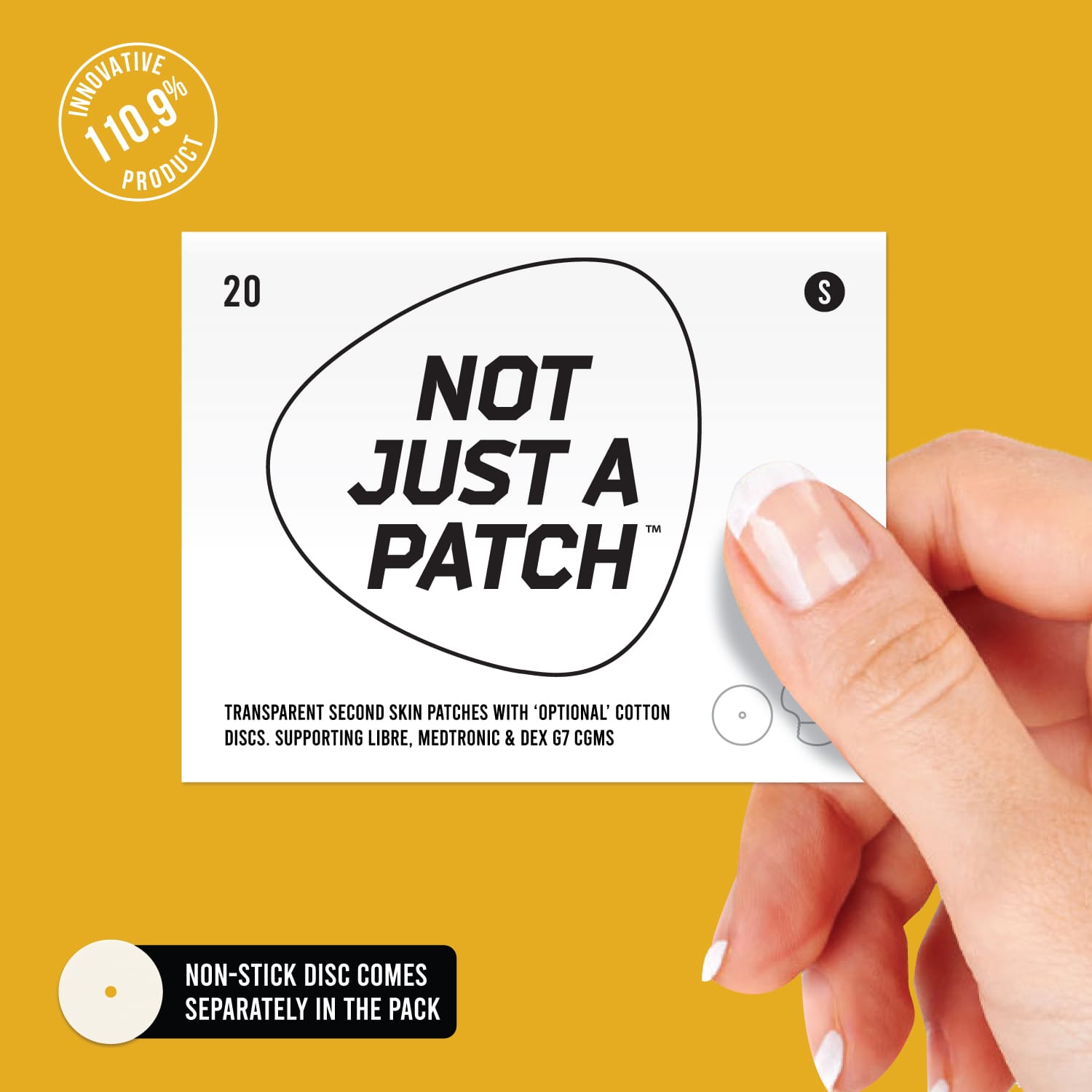 Plasturi transparenți Medtronic Not Just a Patch – 20 buc